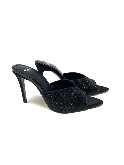 Sabot donna con strass IL LACCIO | 370SATIN STRASSBLACK BLACK